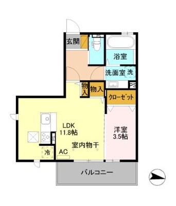 間取図 ライフコア吉田小町
