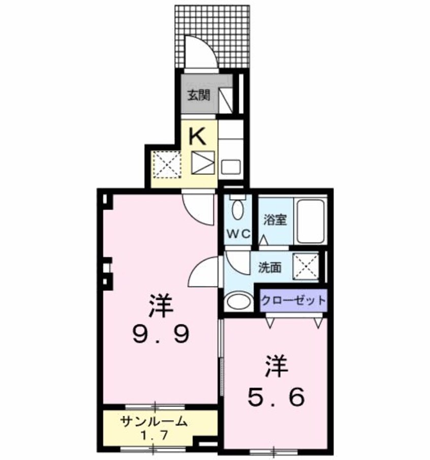 間取図 シャルマンA