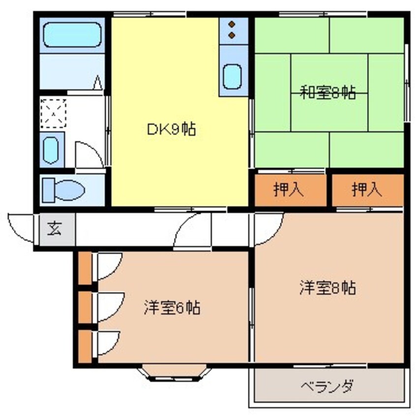 間取図 シャンポール本郷Ｅ