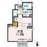ドゥ・ヴィラージュ吉田 1Rの間取り