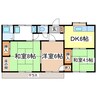 信越本線/長野駅 バス:18分:停歩2分 1階 築52年 3DKの間取り