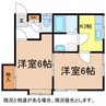 芙路コーポ 2Kの間取り