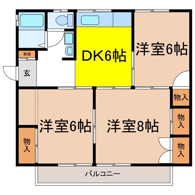 間取り図 上松ハウスＡ棟