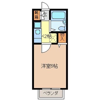 間取図 ソレイユ長野