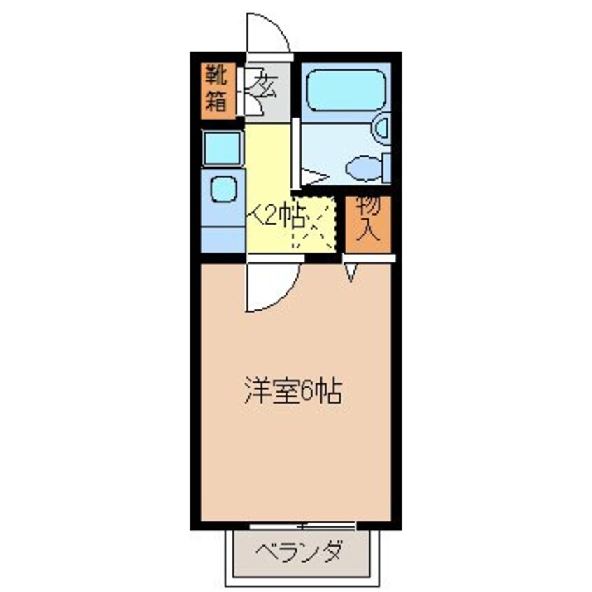 間取図 ソレイユ長野