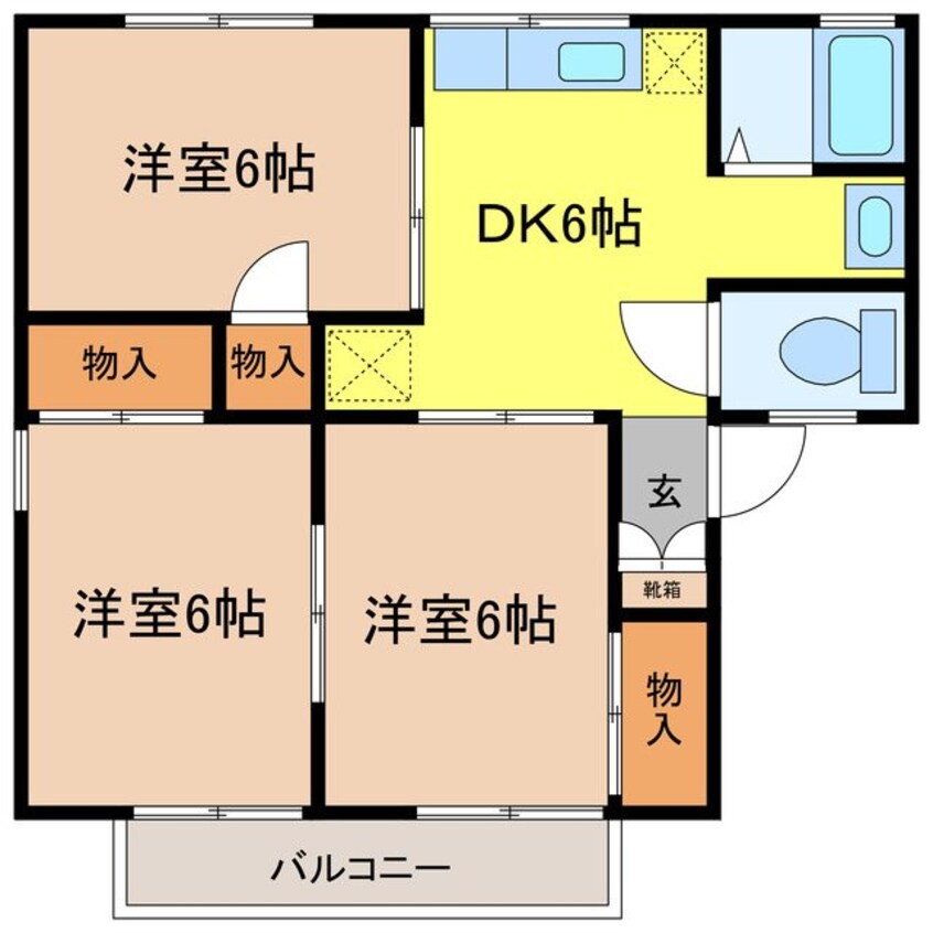 間取図 サンヴィレッジ五反田A棟