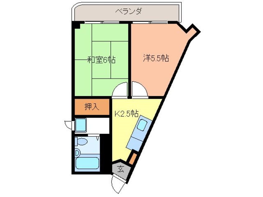 間取図 松田屋ハイツ