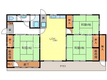 間取図 滝沢貸家