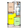 GRAND　CITY居町 2LDKの間取り