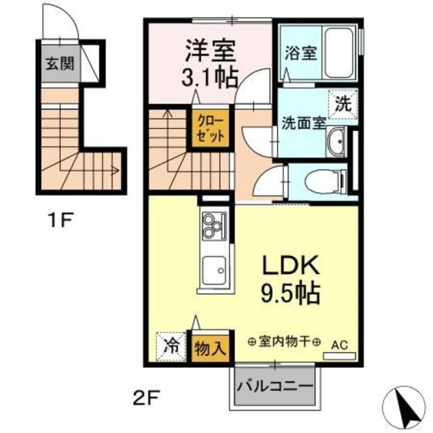 間取図 ヴィラ・飯綱