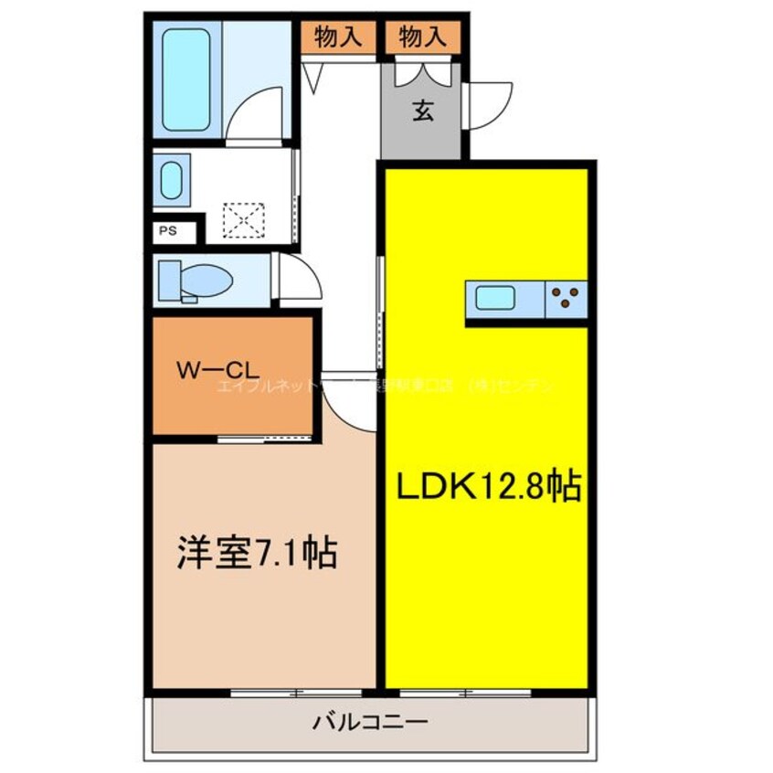 間取図 シャーメゾン　ル　オーブロン