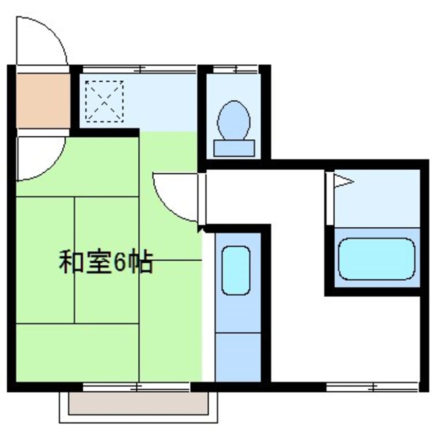 間取図 コーポラスマツシタ
