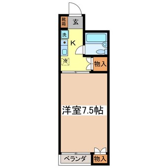 間取図 メゾン・ドゥ・マキ ウエスト