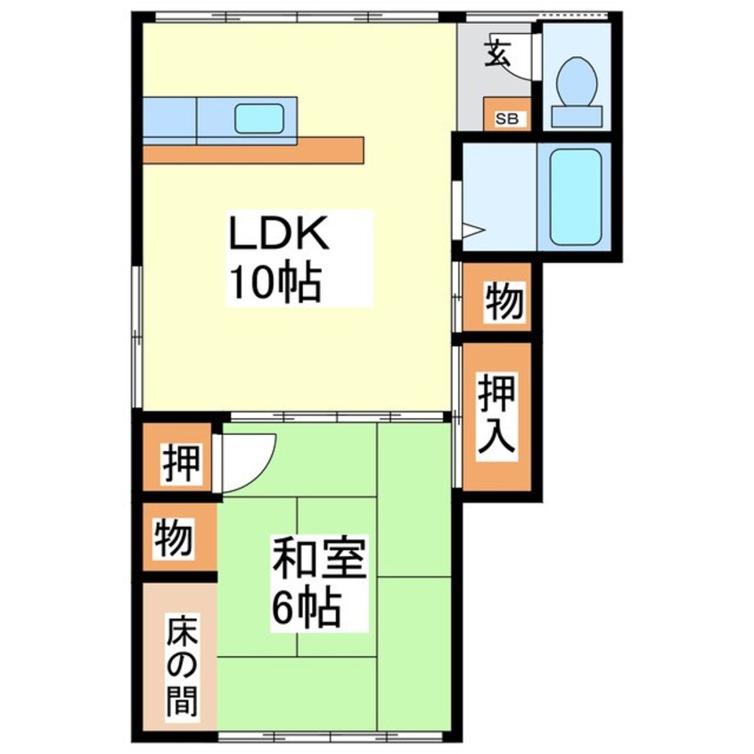 間取図 狐池住宅