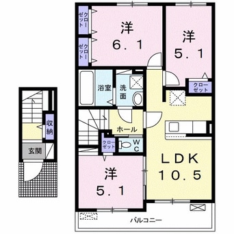 間取図 ベルデ・Ｓ