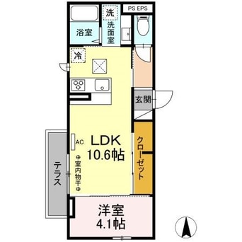 間取図 トリシア中越