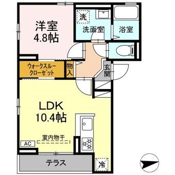 間取図 Chambre OSAKAYA