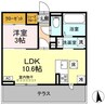 Ａ春栄 1LDKの間取り