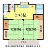 千野貸家Ｂ 2DKの間取り
