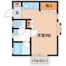 ハイツ桜枝町 1Rの間取り