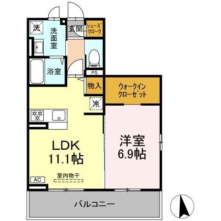 間取り図 Glicina