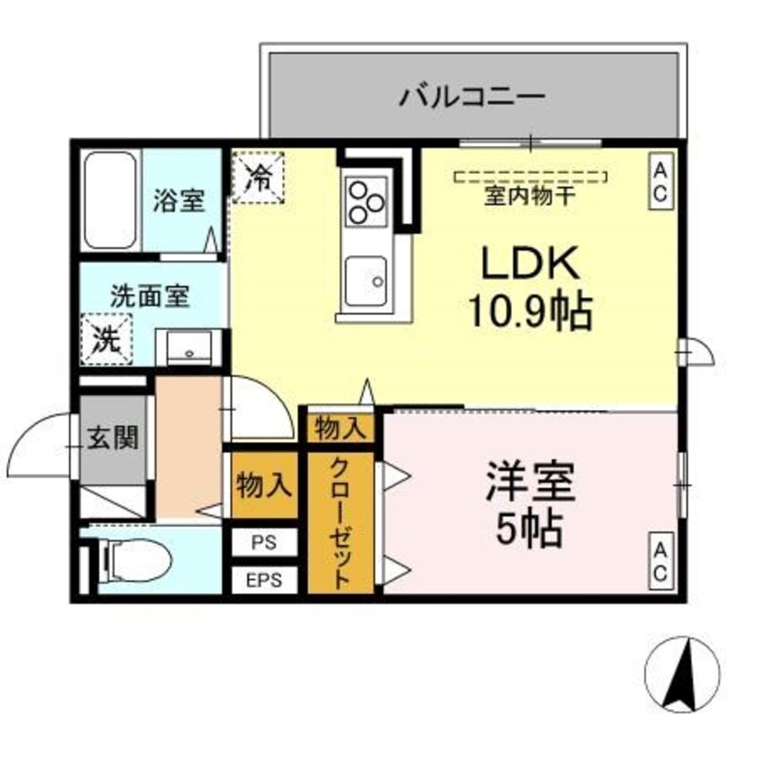 間取図 トリシア東和田　E棟