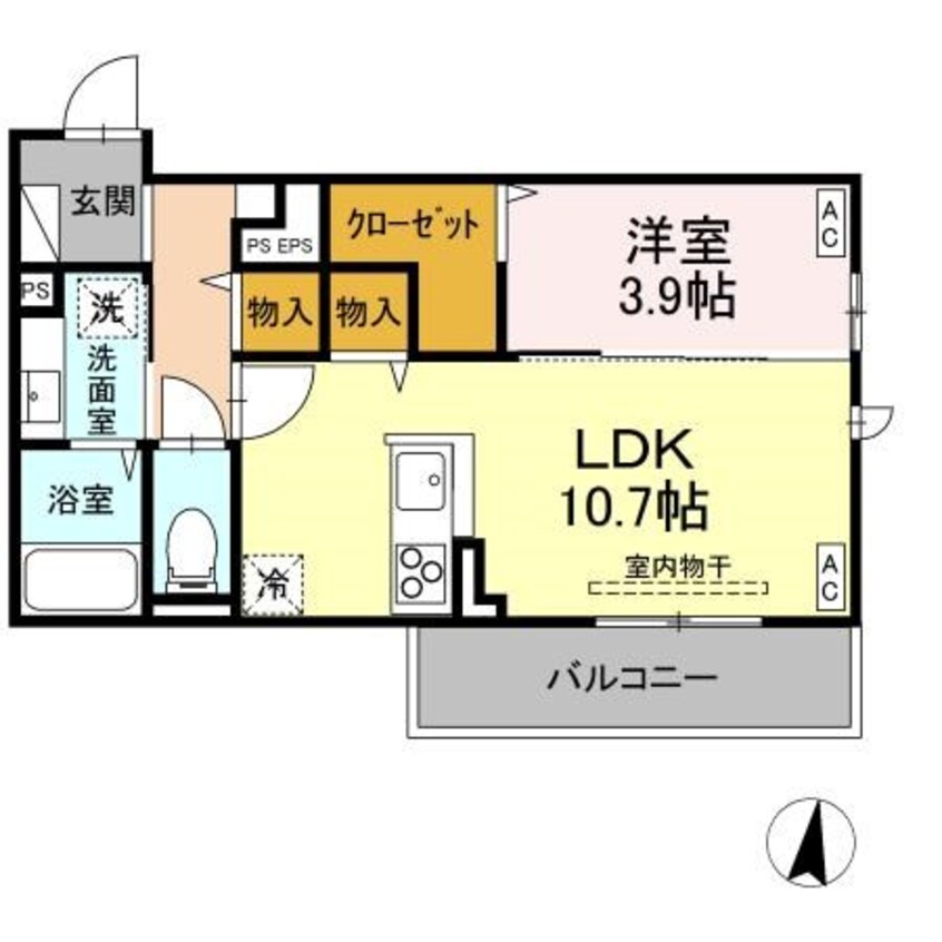 間取図 トリシア東和田　E棟