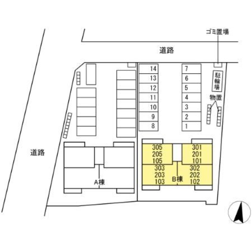  トリシア東和田　E棟