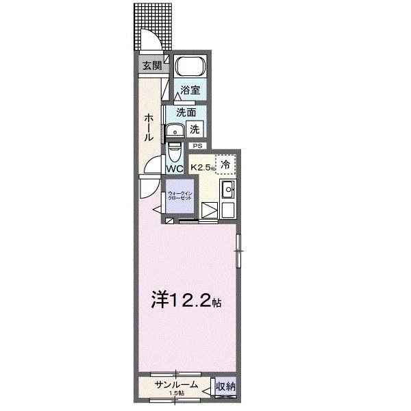 間取り図 メゾンラテ稲葉