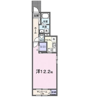 間取図 メゾンラテ稲葉