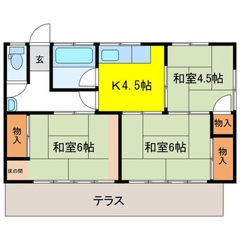 間取図 ディアスさくら貸家