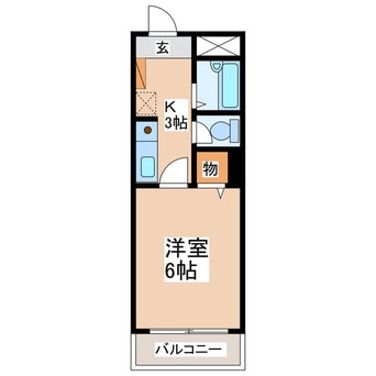 間取図 レジデンス923茅野