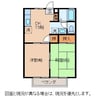 ムートハイム 2DKの間取り