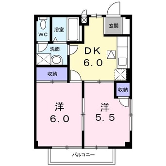 間取図 ノースサイドK
