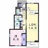 アルモニー 1LDKの間取り