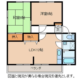 間取図 柳コーポ　B