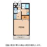 カネオマンション 1Kの間取り