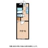 スカイハイツユー　E棟 1Kの間取り