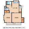マンショングレース 2LDKの間取り