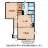 カーサ・みすずB 2DKの間取り