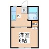 東雲７ 1Kの間取り
