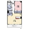 AvanceII 1LDKの間取り
