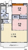グランデュオ 2LDKの間取り