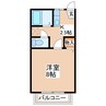 セフィラＫ 1Kの間取り