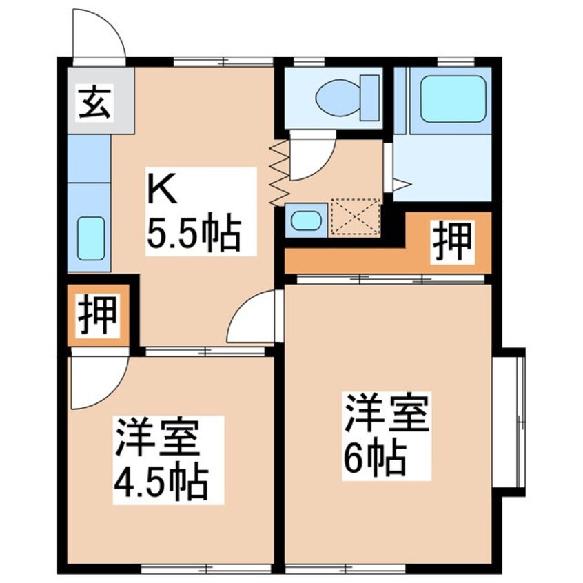 間取図 ハイツ森