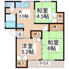 ハイツ南原山 3Kの間取り