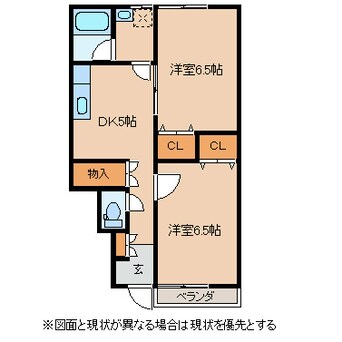 間取図 サンビレッジ保元