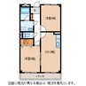 Limpia CHINO Building 2DKの間取り