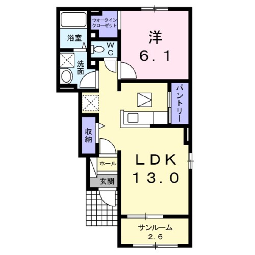 間取図 カーサピッコロ