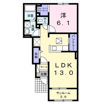 間取図 カーサピッコロ